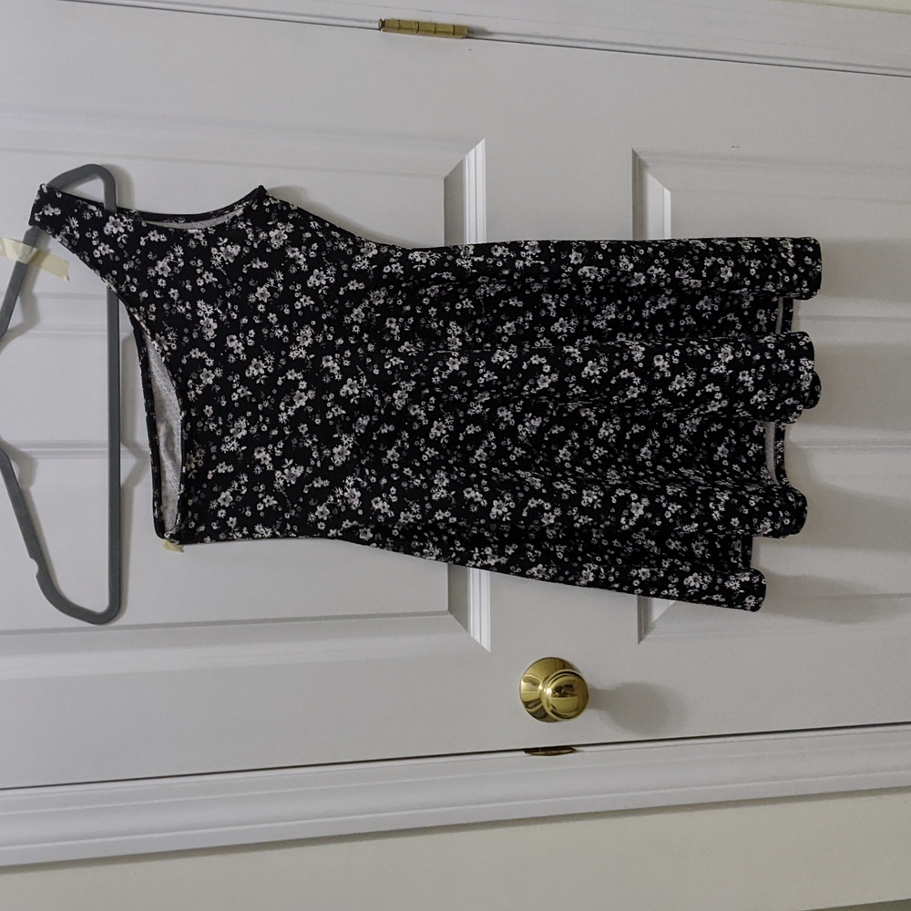 Women's Auth American Heritage One Strap Polyester Dress Floral M Used : Ex Cond